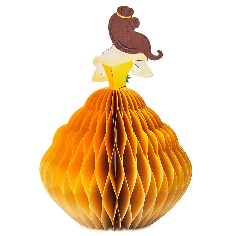 Disney Beauty and the Beast Belle Heart of Gold Honeycomb 3D Pop-Up Card for only USD 7.99 | Hallmark