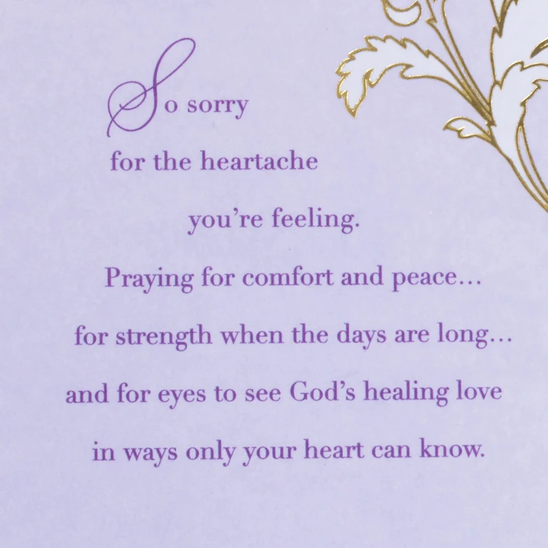 God's Healing Love Sympathy Card for only USD 4.59 | Hallmark