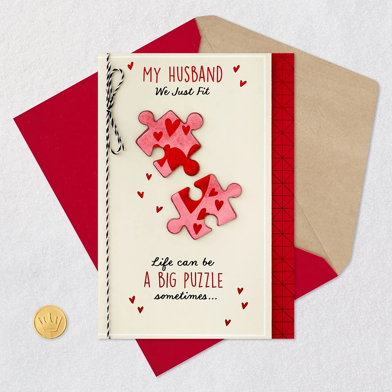 We Just Fit Valentine's Day Card for Husband for only USD 7.99 | Hallmark