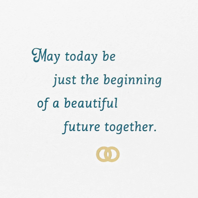 The Beginning of a Beautiful Future Wedding Card for Son for only USD 4.59 | Hallmark