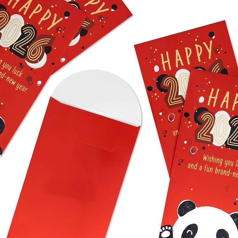 Wishing You Luck Panda Lai See Envelopes, Pack of 6 for only USD 4.99 | Hallmark