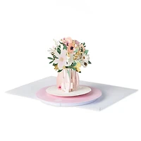 Pink and Gold Flower Bouquet Musical 3D Pop-Up Thinking of You Card with Motion for only USD 14.99 | Hallmark