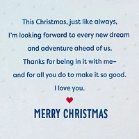 So Happy We're Sharing Life Together Christmas Card for Husband for only USD 5.99 | Hallmark