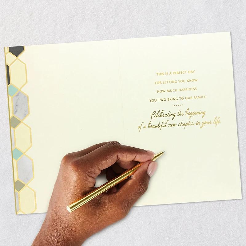 Celebrating This Beautiful New Chapter Wedding Card for Grandson for only USD 4.59 | Hallmark