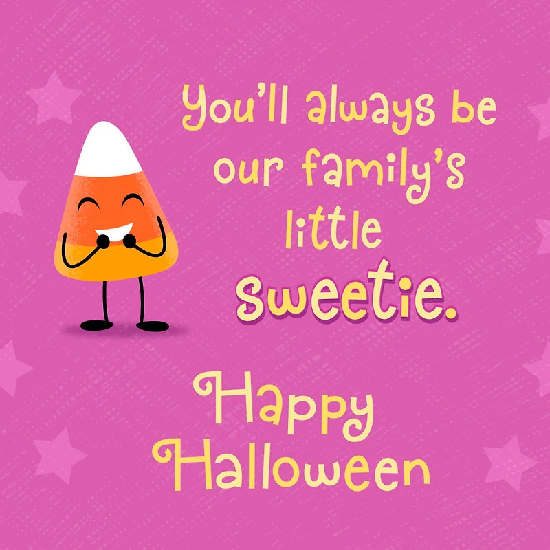Our Family's Little Sweetie Halloween Card With Stickers for Granddaughter for only USD 3.99 | Hallmark