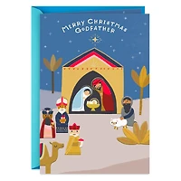 A Christmas Blessed With the Best Christmas Card for Godfather for only USD 3.99 | Hallmark