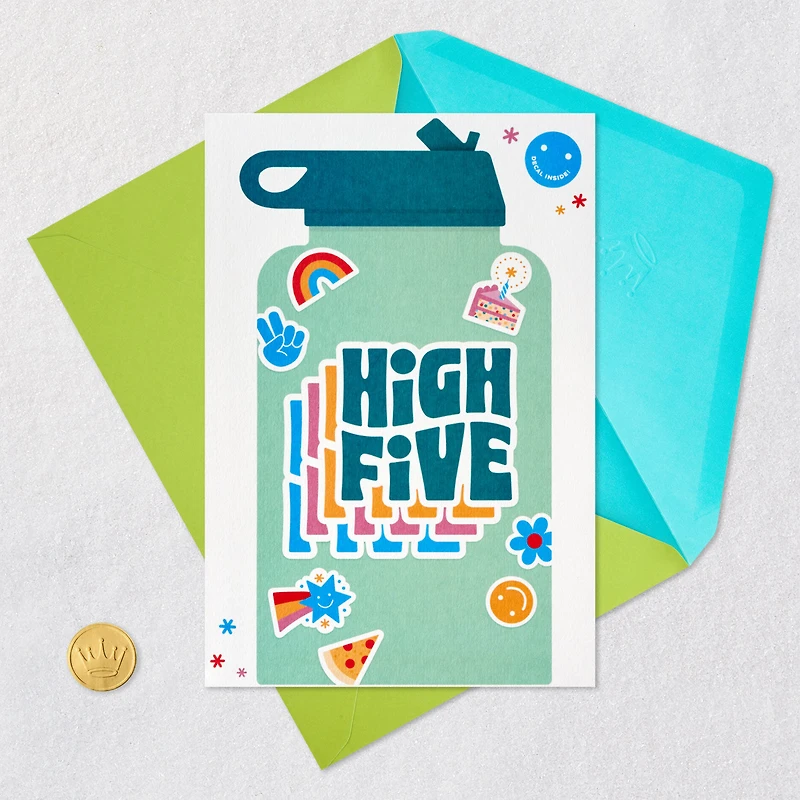 High Five Birthday Card for Kids With Decal for only USD 5.99 | Hallmark