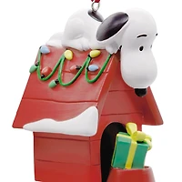 Peanuts® Snoopy on Holiday Doghouse Hallmark Ornament for only USD 11.49 | Hallmark