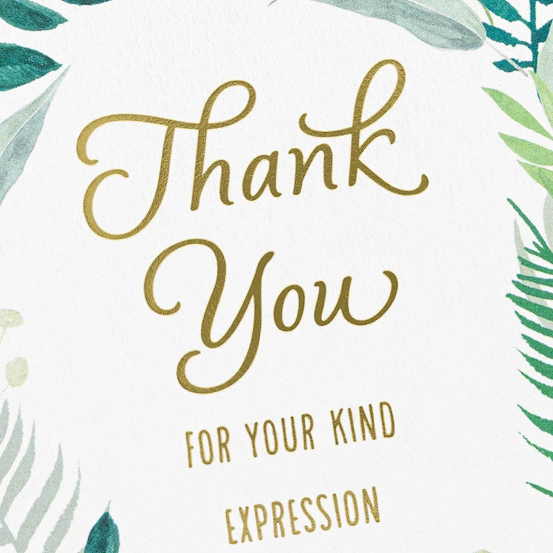 Fern Border Sympathy Thank You Notes, Pack of 10 for only USD 10.49 | Hallmark