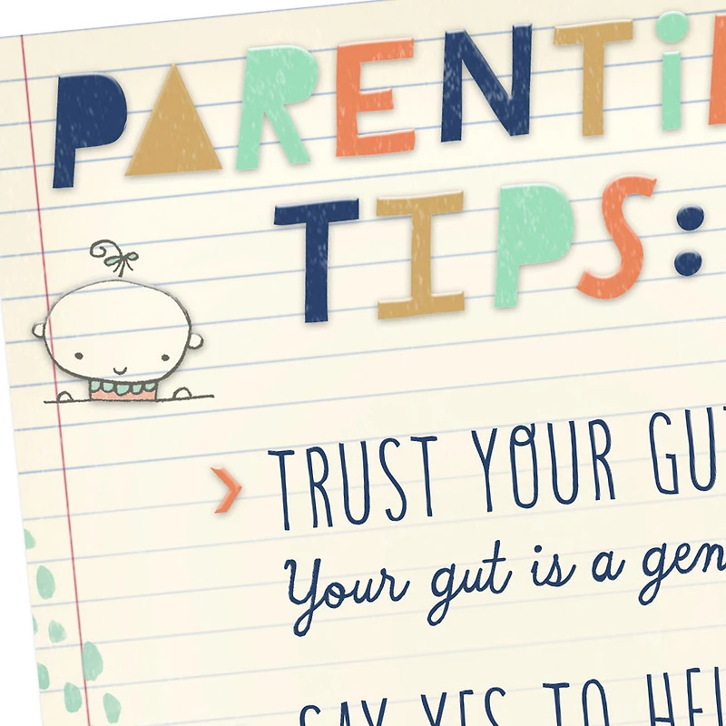 Parenting Tips New Baby Card for only USD 3.99 | Hallmark