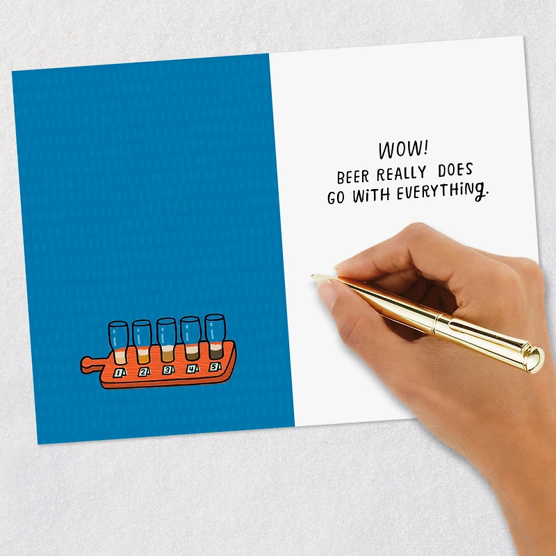 Beer Goes With Everything Funny Birthday Card for only USD 4.49 | Hallmark