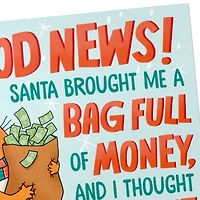 Bag Full of Money Gag Gift Christmas Card for only USD 5.99 | Hallmark