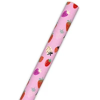 Strawberry-Scented Colorful Berries on Pink Wrapping Paper Roll, 15 sq. ft. for only USD 5.99 | Hallmark