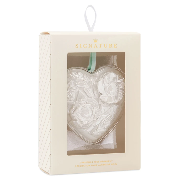 Floral Heart Porcelain Hallmark Ornament for only USD 19.99 | Hallmark