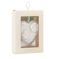 Floral Heart Porcelain Hallmark Ornament for only USD 19.99 | Hallmark