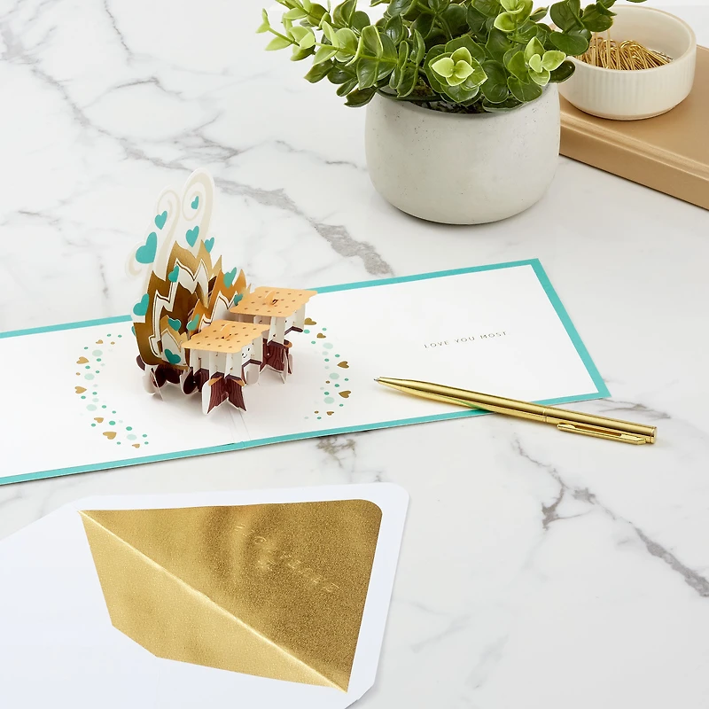 S'mores Campfire Pop-Up Love Card for only USD 12.99 | Hallmark