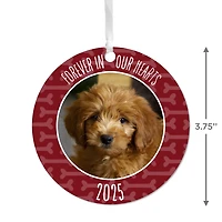 Pet Memorial Round Metal Personalized Ornament, Custom Photo and Text for only USD 17.99 | Hallmark
