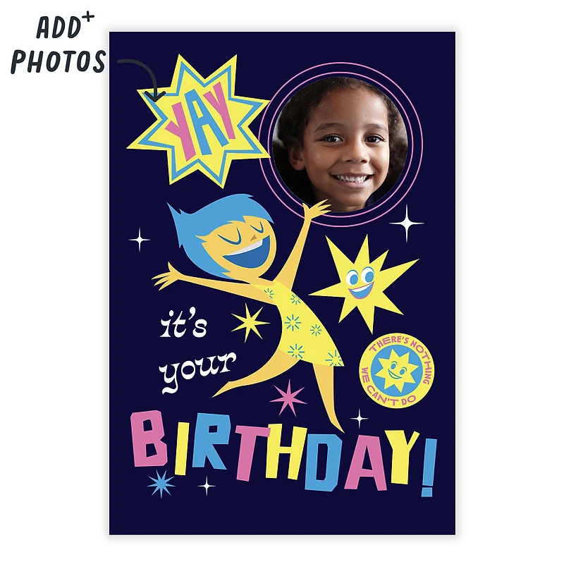Disney/Pixar Inside Out Feel the Joy Custom Birthday Card for only USD 4.99 | Hallmark