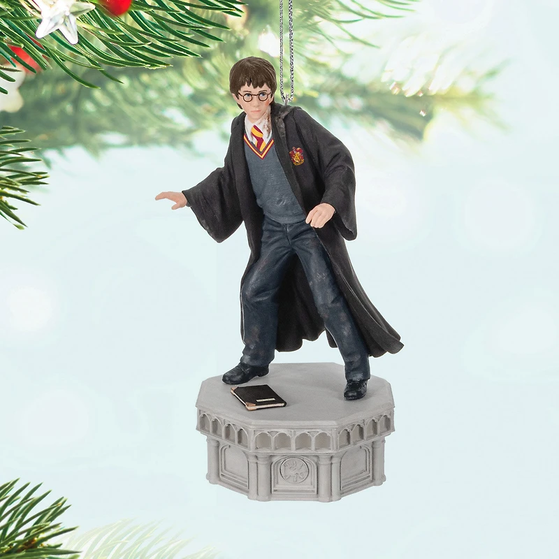 Harry Potter and the Chamber of Secrets™ Collection Harry Potter™ Ornament With Light and Sound for only USD 43.99 | Hallmark