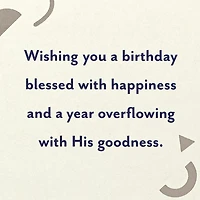 A Birthday Blessed With Happiness Religious Birthday Card for only USD 5.59 | Hallmark