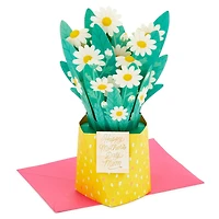 Daisies in Yellow Vase 3D Pop-Up Mother's Day Card for Mom for only USD 7.99 | Hallmark