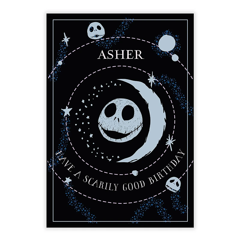 Disney Tim Burton's The Nightmare Before Christmas Constellations Custom Birthday Card for only USD 4.99 | Hallmark