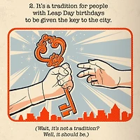 Fun Facts Funny Leap Day Birthday Card for only USD 4.99 | Hallmark