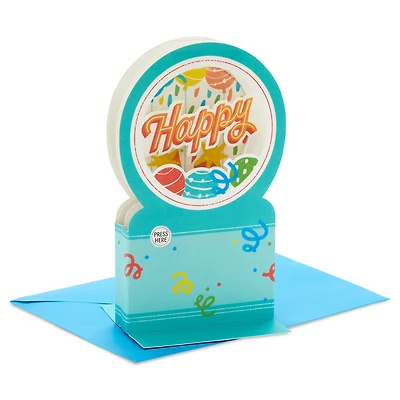 All the Happiness Snow Globe Musical 3D Birthday Card With Motion for only USD 12.99 | Hallmark