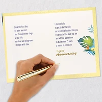 Tropical Leaves 25th Anniversary Card for Husband for only USD 5.59 | Hallmark