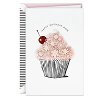 Floral Pink Cupcake Birthday Card for Mom for only USD 8.59 | Hallmark
