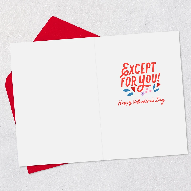 Everyone Sucks Poem Funny Valentine's Day Card for only USD 3.99 | Hallmark