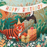 Go Wild Jungle Animals 3D Pop-Up Birthday Card for Kids for only USD 6.99 | Hallmark