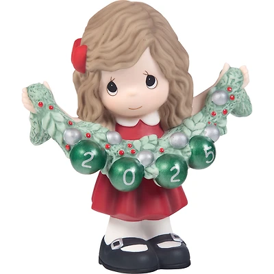 Precious Moments Deck the Halls 2025 Girl Figurine, 4.7" for only USD 54.99 | Hallmark
