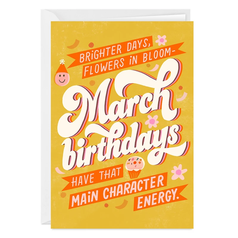 Brighter Days in March Custom Birthday Card for only USD 4.99 | Hallmark
