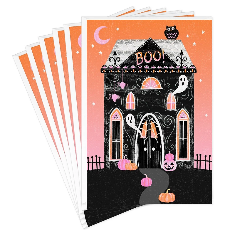 Haunted House and Ghosts Halloween Cards, Pack of 6 for only USD 6.99 | Hallmark