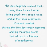 A Lifetime of Love 60th Anniversary Card for only USD 5.99 | Hallmark