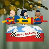 The Peanuts® Gang Off to the Races! Musical Ornament With Motion for only USD 52.99 | Hallmark