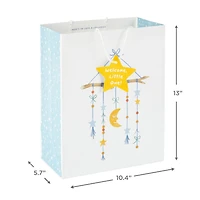 13" Moon and Stars Large New Baby Gift Bag for only USD 4.99 | Hallmark