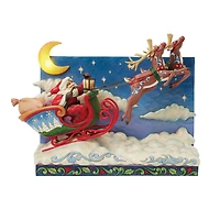 Jim Shore Heartwood Creek Santa Sleigh Musical Figurine With Light, 11.4" for only USD 220.00 | Hallmark