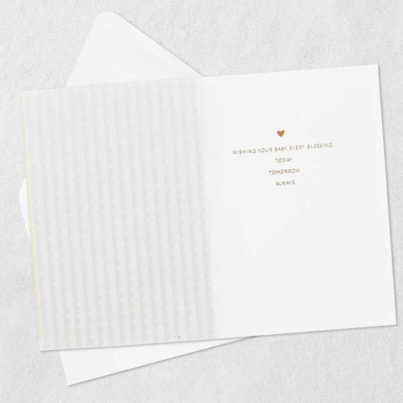Surrounded by Love Baptism Card for Baby With Hangable Cross for only USD 7.59 | Hallmark