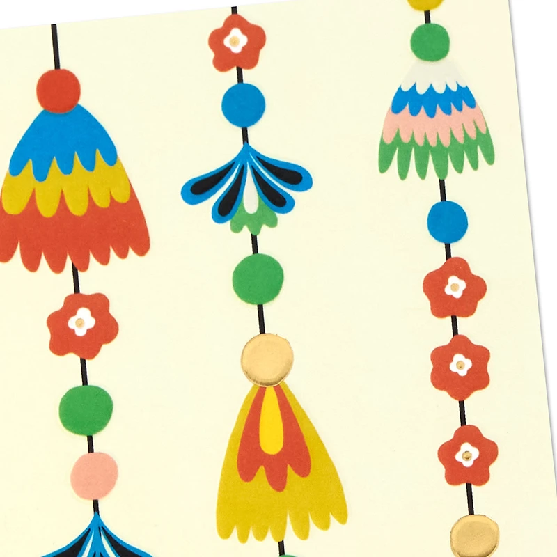 Festive Tassel Garland Blank Card for only USD 4.99 | Hallmark
