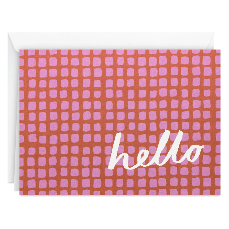 Rose Grid Blank Hello Notes, Pack of 10 for only USD 10.49 | Hallmark