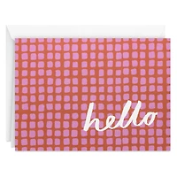 Rose Grid Blank Hello Notes, Pack of 10 for only USD 10.49 | Hallmark