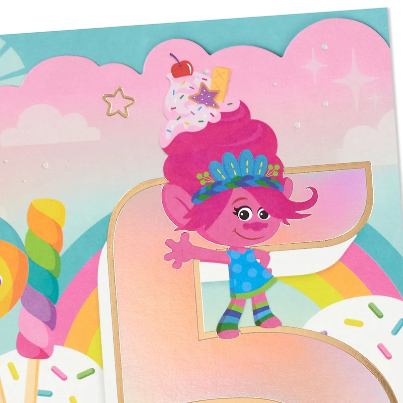DreamWorks Animation Trolls Time to Shine Spanish-Language 5th Birthday Card for only USD 5.59 | Hallmark