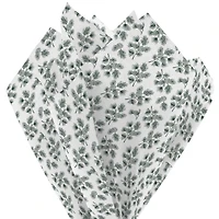Pine-Scented Botanical Illustrations on White Holiday Tissue Paper, 4 sheets for only USD 2.49 | Hallmark