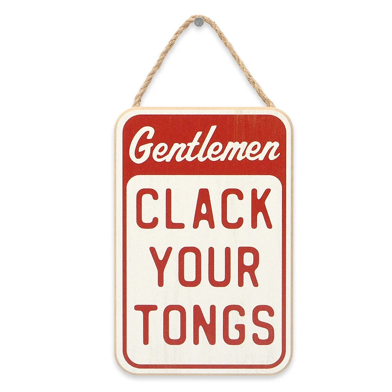 Open Road Garage Clack Your Tongs Wood Quote Sign for only USD 9.99 | Hallmark
