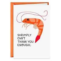 Shrimply Amazing Funny Blank Thank-You Card for only USD 3.99 | Hallmark