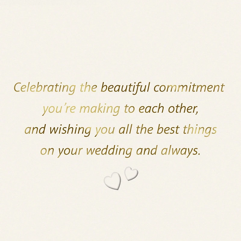 Faith, Hope, Love Wedding Card for only USD 3.99 | Hallmark