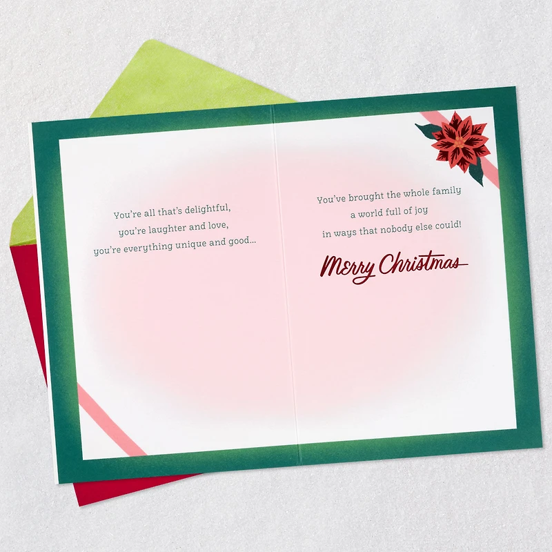 You're All That's Delightful Christmas Card for Granddaughter for only USD 5.99 | Hallmark