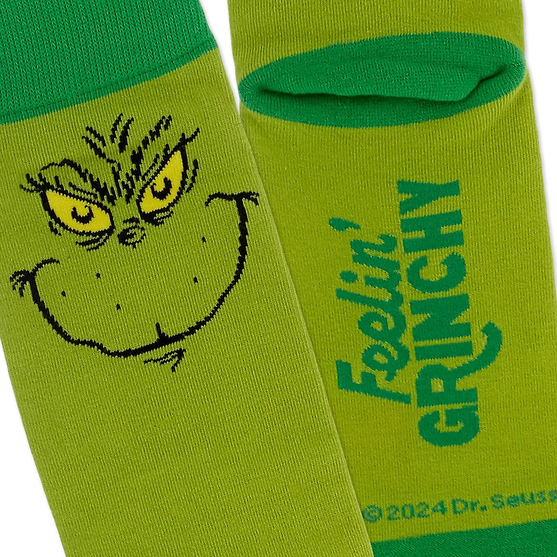 Dr. Seuss™ Feelin' Grinchy Novelty Crew Socks for only USD 16.99 | Hallmark